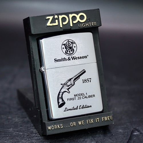 ZIPPO XƯA 2000 - HÀNG XƯA 2000s _ CHỦ ĐỀ SÚNG Ổ XOAY S&W MODEL No.1