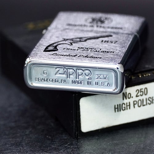 ZIPPO XƯA 2000 - HÀNG XƯA 2000s _ CHỦ ĐỀ SÚNG Ổ XOAY S&W MODEL No.1