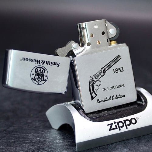 ZIPPO XƯA 2000 - HÀNG XƯA 2000s _ CHỦ ĐỀ SÚNG SMIITH & WESSON VOLCANIC PISTOL