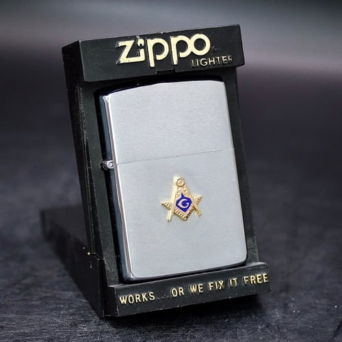 ZIPPO XƯA 1984 - HÀNG XƯA THẬP NIÊN 80s _ CHỦ ĐỀ MANSONIC