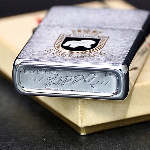 ZIPPO XƯA 1976 - HÀNG XƯA THẬP NIÊN 70s _ CHỦ ĐỀ LOGO TÀU CHIẾN HMS BULLDOG