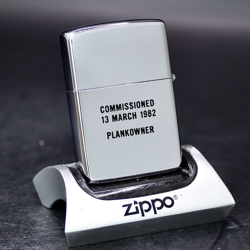 ZIPPO XƯA 1981 - HÀNG XƯA THẬP NIÊN 80s _ CHỦ ĐỀ LOGO TÀU SÂN BAY CARL VINSON