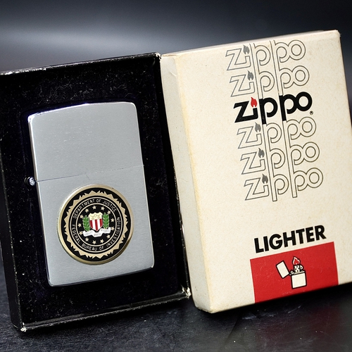 ZIPPO XƯA 1982 - HÀNG XƯA THẬP NIÊN 80s _ CHỦ ĐỀ LOGO FBI