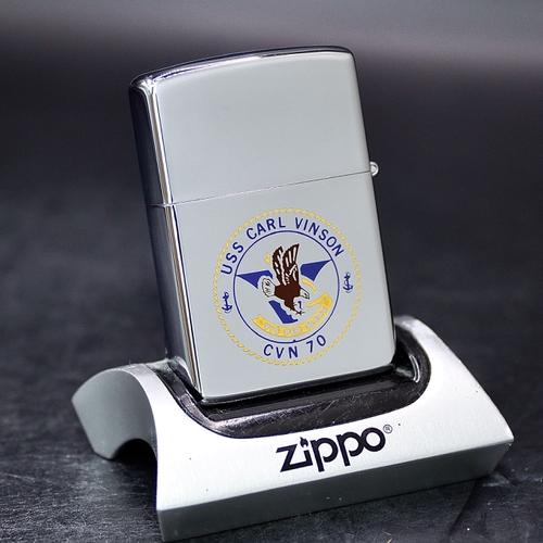 ZIPPO XƯA 1982 - HÀNG XƯA THẬP NIÊN 80s _ CHỦ ĐỀ TÀU SÂN BAY CARL VINSON CVN-70