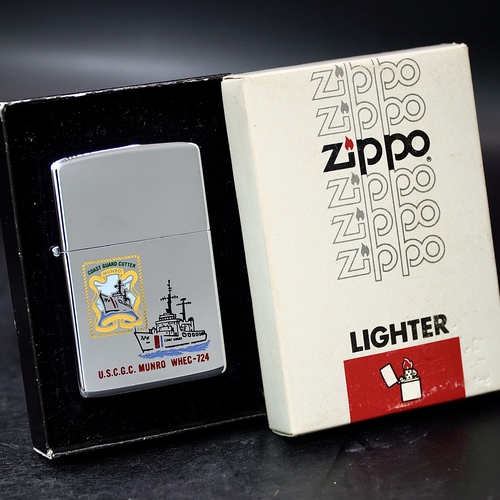 ZIPPO XƯA 1982 - HÀNG XƯA THẬP NIÊN 80s _ CHỦ ĐỀ TÀU CHIẾN MUNRO WHEC-724