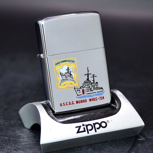 ZIPPO XƯA 1982 - HÀNG XƯA THẬP NIÊN 80s _ CHỦ ĐỀ TÀU CHIẾN MUNRO WHEC-724