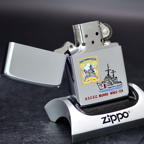 ZIPPO XƯA 1982 - HÀNG XƯA THẬP NIÊN 80s _ CHỦ ĐỀ TÀU CHIẾN MUNRO WHEC-724