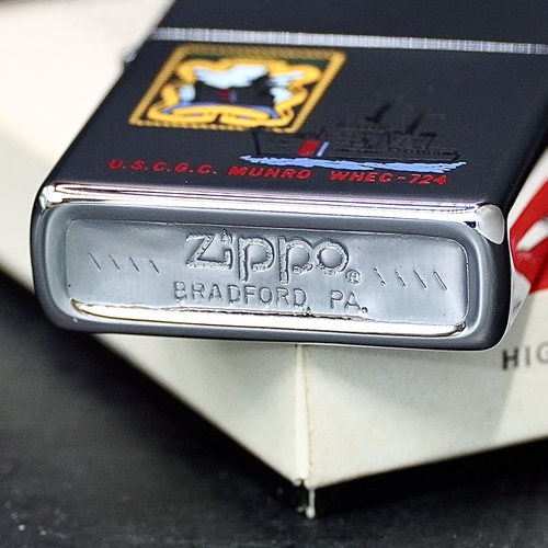 ZIPPO XƯA 1982 - HÀNG XƯA THẬP NIÊN 80s _ CHỦ ĐỀ TÀU CHIẾN MUNRO WHEC-724