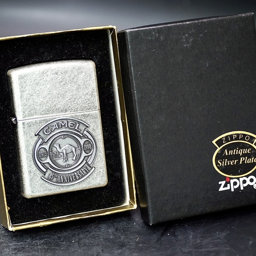 ZIPPO XƯA 1997 - HÀNG XƯA THẬP NIÊN 90s _ CHỦ ĐỀ CAMEL MẠ BẠC