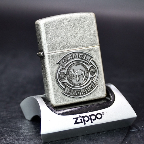ZIPPO XƯA 1997 - HÀNG XƯA THẬP NIÊN 90s _ CHỦ ĐỀ CAMEL MẠ BẠC