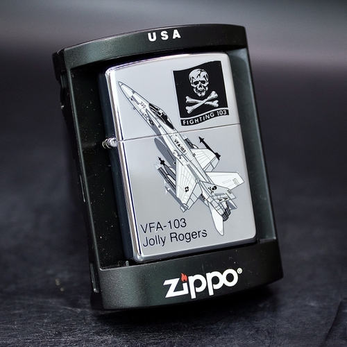 ZIPPO XƯA 2006 - HÀNG XƯA 2000s _ CHỦ ĐỀ PHẢN LỰC VFA-103 JOLLY ROGER