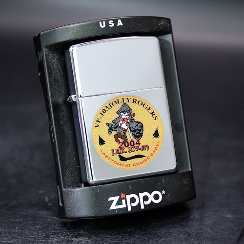 ZIPPO XƯA 2005 - HÀNG XƯA 2000s _ CHỦ ĐỀ PHI ĐOÀN VF-103 JOLLY ROGERS