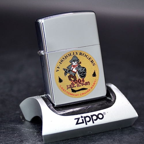 ZIPPO XƯA 2005 - HÀNG XƯA 2000s _ CHỦ ĐỀ PHI ĐOÀN VF-103 JOLLY ROGERS