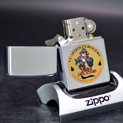ZIPPO XƯA 2005 - HÀNG XƯA 2000s _ CHỦ ĐỀ PHI ĐOÀN VF-103 JOLLY ROGERS