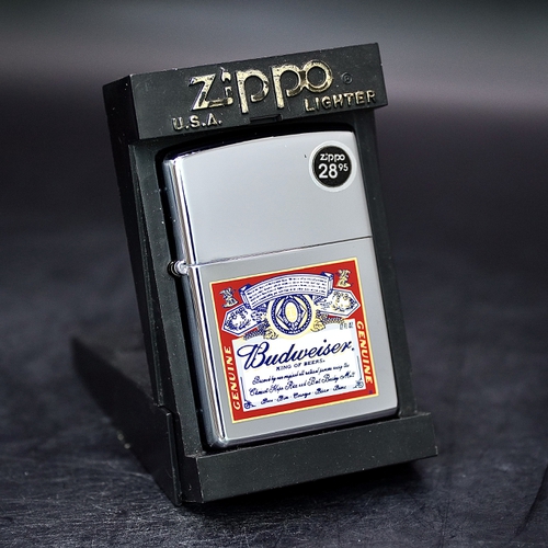 ZIPPO XƯA 2001 - HÀNG XƯA 2000s _ CHỦ ĐỀ BUDWEISER