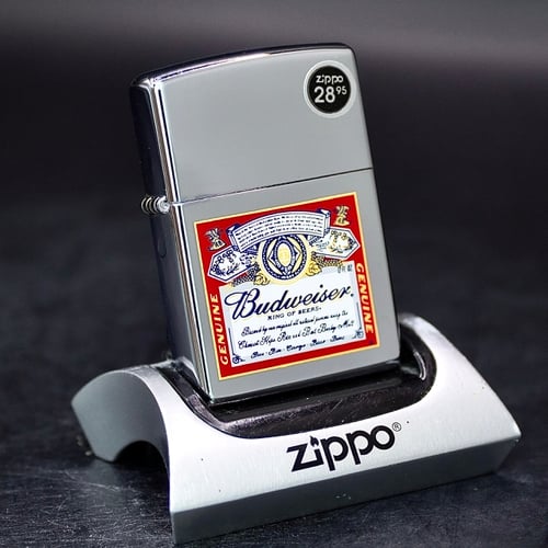 ZIPPO XƯA 2001 - HÀNG XƯA 2000s _ CHỦ ĐỀ BUDWEISER