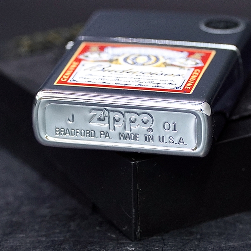 ZIPPO XƯA 2001 - HÀNG XƯA 2000s _ CHỦ ĐỀ BUDWEISER