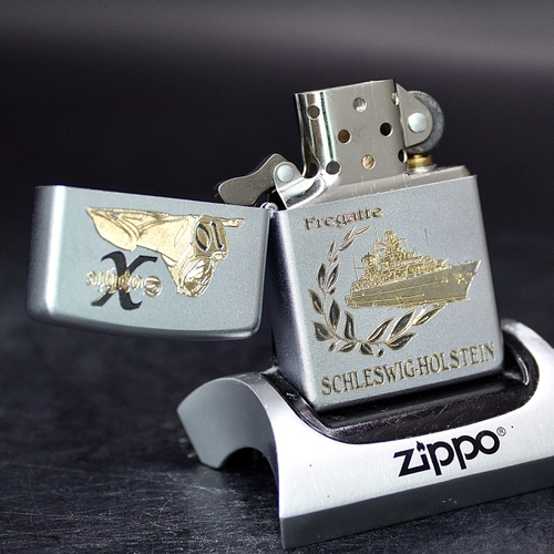 ZIPPO XƯA 2005 - HÀNG XƯA 2000s _ CHỦ ĐỀ TÀU CHIẾN SCHLESWIG-HOLSTEIN