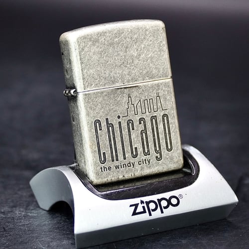 ZIPPO XƯA 1997 - HÀNG XƯA THẬP NIÊN 90s _ CHỦ ĐỀ CHICAGO