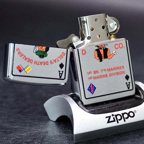 ZIPPO XƯA 2004 - HÀNG XƯA 2000s _ CHỦ ĐỀ BIỂU TƯỢNG PHI ĐOÀN TRỰC THĂNG MỸ