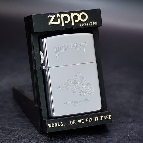 ZIPPO XƯA 1991 - HÀNG XƯA THẬP NIÊN 90s _ CHỦ ĐỀ WESTERN ATTIRE