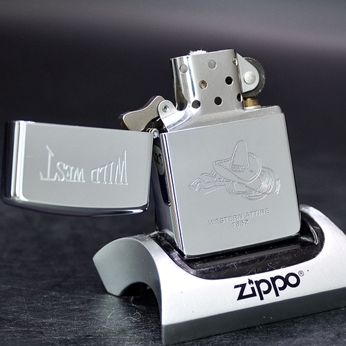 ZIPPO XƯA 1991 - HÀNG XƯA THẬP NIÊN 90s _ CHỦ ĐỀ WESTERN ATTIRE