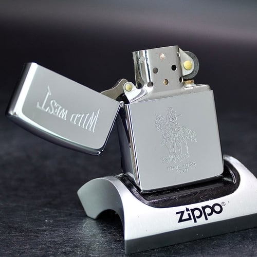 ZIPPO XƯA 1991 - HÀNG XƯA THẬP NIÊN 90s _ CHỦ ĐỀ WILD WEST TRAIL BOSS