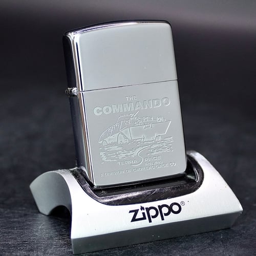 ZIPPO XƯA 1990 - HÀNG XƯA THẬP NIÊN 90s _ CHỦ ĐỀ XE BỌC THÉP