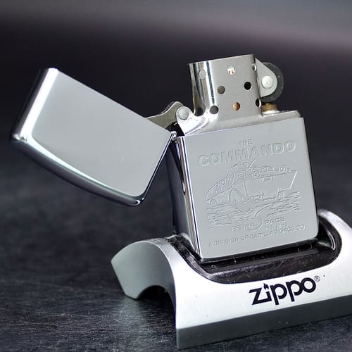 ZIPPO XƯA 1990 - HÀNG XƯA THẬP NIÊN 90s _ CHỦ ĐỀ XE BỌC THÉP