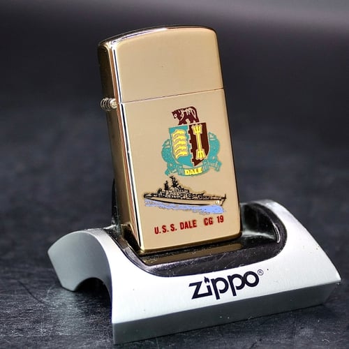 ZIPPO SLIM XƯA 1982 - HÀNG XƯA THẬP NIÊN 80s _ CHỦ ĐỀ GOLD PLATED