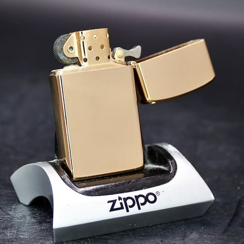 ZIPPO SLIM XƯA 1982 - HÀNG XƯA THẬP NIÊN 80s _ CHỦ ĐỀ GOLD PLATED
