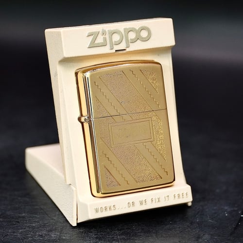 ZIPPO XƯA 1985 - HÀNG XƯA THẬP NIÊN 80s _ CHỦ ĐỀ GOLD PLATED