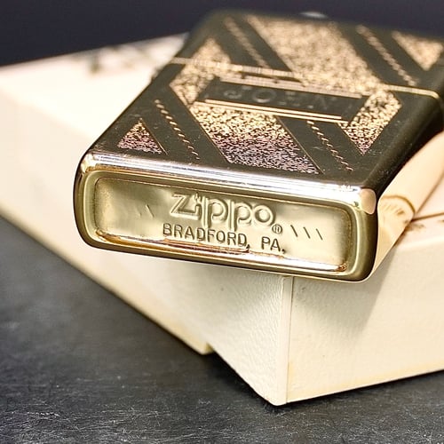 ZIPPO XƯA 1985 - HÀNG XƯA THẬP NIÊN 80s _ CHỦ ĐỀ GOLD PLATED