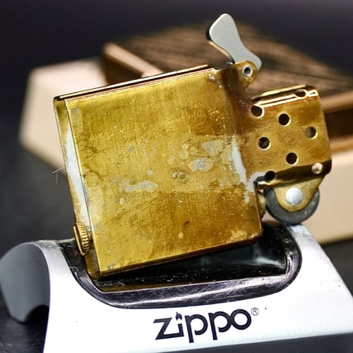 ZIPPO XƯA 1985 - HÀNG XƯA THẬP NIÊN 80s _ CHỦ ĐỀ GOLD PLATED
