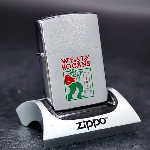 ZIPPO XƯA 1983 - HÀNG XƯA THẬP NIÊN 80s _ CHỦ ĐỀ WESTY HOGAN