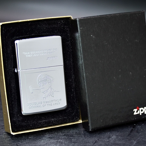 ZIPPO XƯA 1990 - HÀNG XƯA THẬP NIÊN 90s _ CHỦ ĐỀ DOUGLAS MC ARTHUR