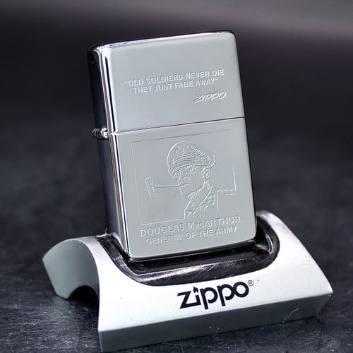 ZIPPO XƯA 1990 - HÀNG XƯA THẬP NIÊN 90s _ CHỦ ĐỀ DOUGLAS MC ARTHUR