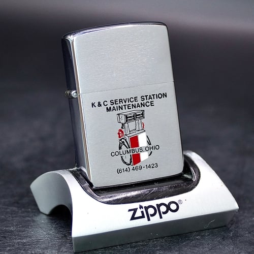 ZIPPO XƯA 1983 - HÀNG XƯA THẬP NIÊN 80s _ CHỦ ĐỀ TRẠM KỸ THUẬT COLUMBUS OHIO