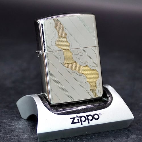 ZIPPO XƯA 1992 - HÀNG XƯA THẬP NIÊN 90s _ CHỦ ĐỀ HOA VĂN MẠ BẠC