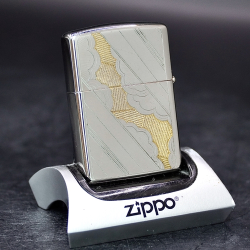 ZIPPO XƯA 1992 - HÀNG XƯA THẬP NIÊN 90s _ CHỦ ĐỀ HOA VĂN MẠ BẠC