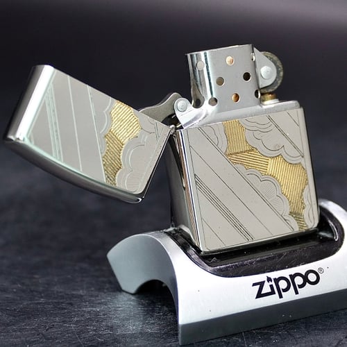 ZIPPO XƯA 1992 - HÀNG XƯA THẬP NIÊN 90s _ CHỦ ĐỀ HOA VĂN MẠ BẠC
