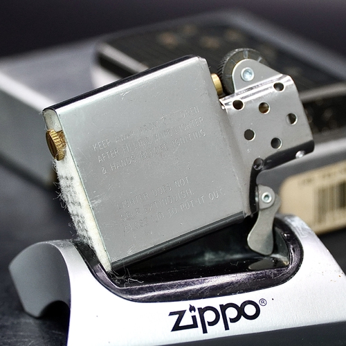 ZIPPO XƯA 1995 - HÀNG XƯA THẬP NIÊN 90s _ CHỦ ĐỀ HOA VĂN MẠ BẠC