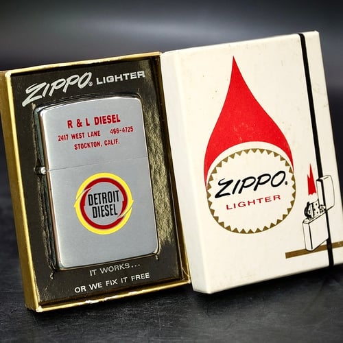 ZIPPO XƯA 1967 - HÀNG XƯA THẬP NIÊN 60s _ CHỦ ĐỀ DETROIT DIESEL