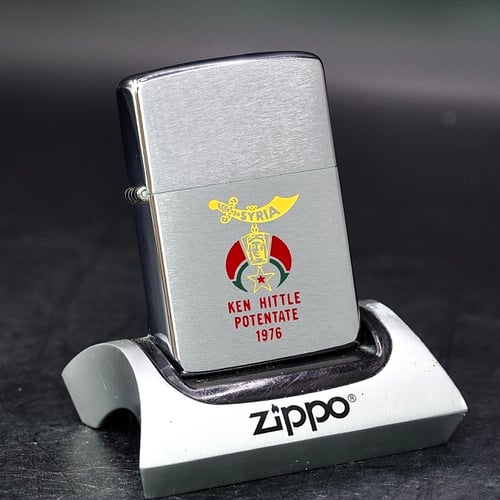 ZIPPO XƯA 1976 - HÀNG XƯA THẬP NIÊN 70s _ CHỦ ĐỀ HỘI TAM ĐIỂM