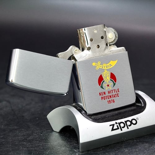 ZIPPO XƯA 1976 - HÀNG XƯA THẬP NIÊN 70s _ CHỦ ĐỀ HỘI TAM ĐIỂM