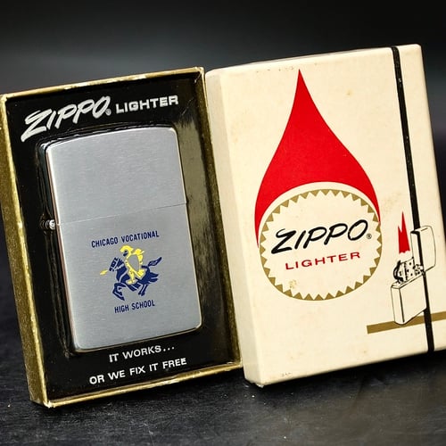 ZIPPO XƯA 1963 - HÀNG XƯA THẬP NIÊN 60s _ CHỦ ĐỀ CHICAGO VOCATIONAL HIGH SCHOOL