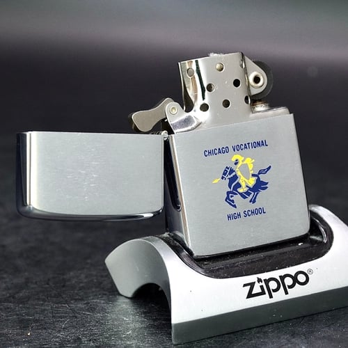 ZIPPO XƯA 1963 - HÀNG XƯA THẬP NIÊN 60s _ CHỦ ĐỀ CHICAGO VOCATIONAL HIGH SCHOOL