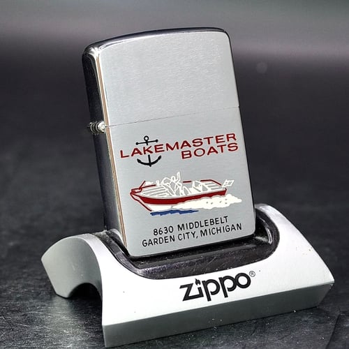 ZIPPO XƯA 1961 - HÀNG XƯA THẬP NIÊN 60s _ CHỦ ĐỀ LAKE MASTER BOATS