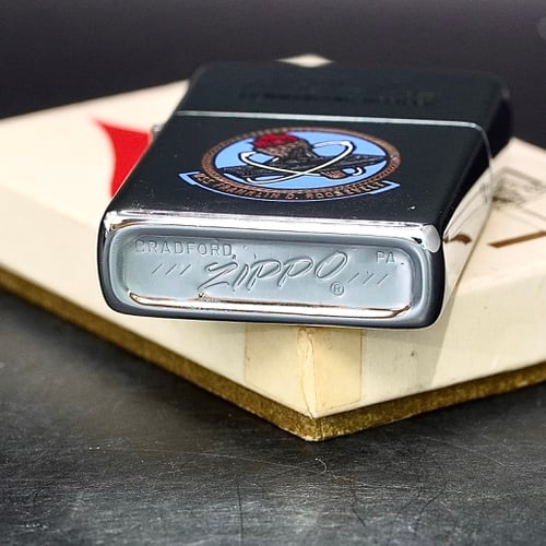 ZIPPO XƯA 1976 - HÀNG XƯA THẬP NIÊN 70s _ CHỦ ĐỀ TÀU CHIẾN FRANKLIN D.ROOSEVELT
