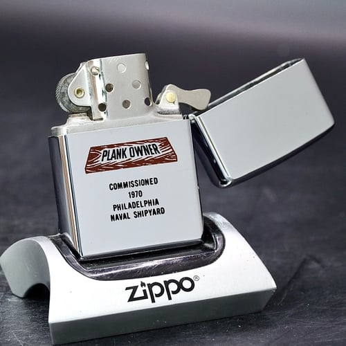 ZIPPO XƯA 1970 - HÀNG XƯA THẬP NIÊN 70s _ CHỦ ĐỀ LOGO TÀU CHIẾN SUMTER LST 1181